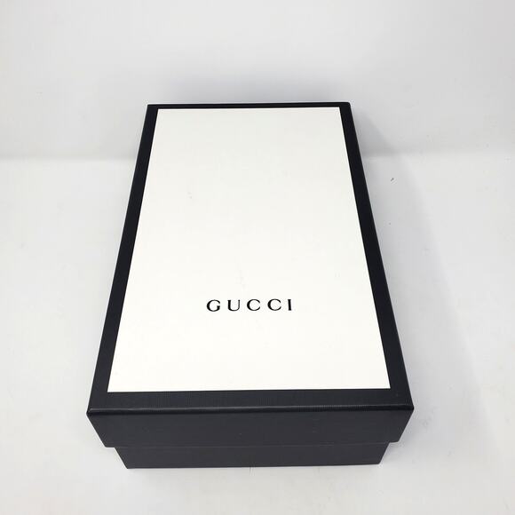 Gucci Signature Guccissima Leather Pilar Espadrille Flats Black Size 37.5 US 7.5 - Picture 12 of 13